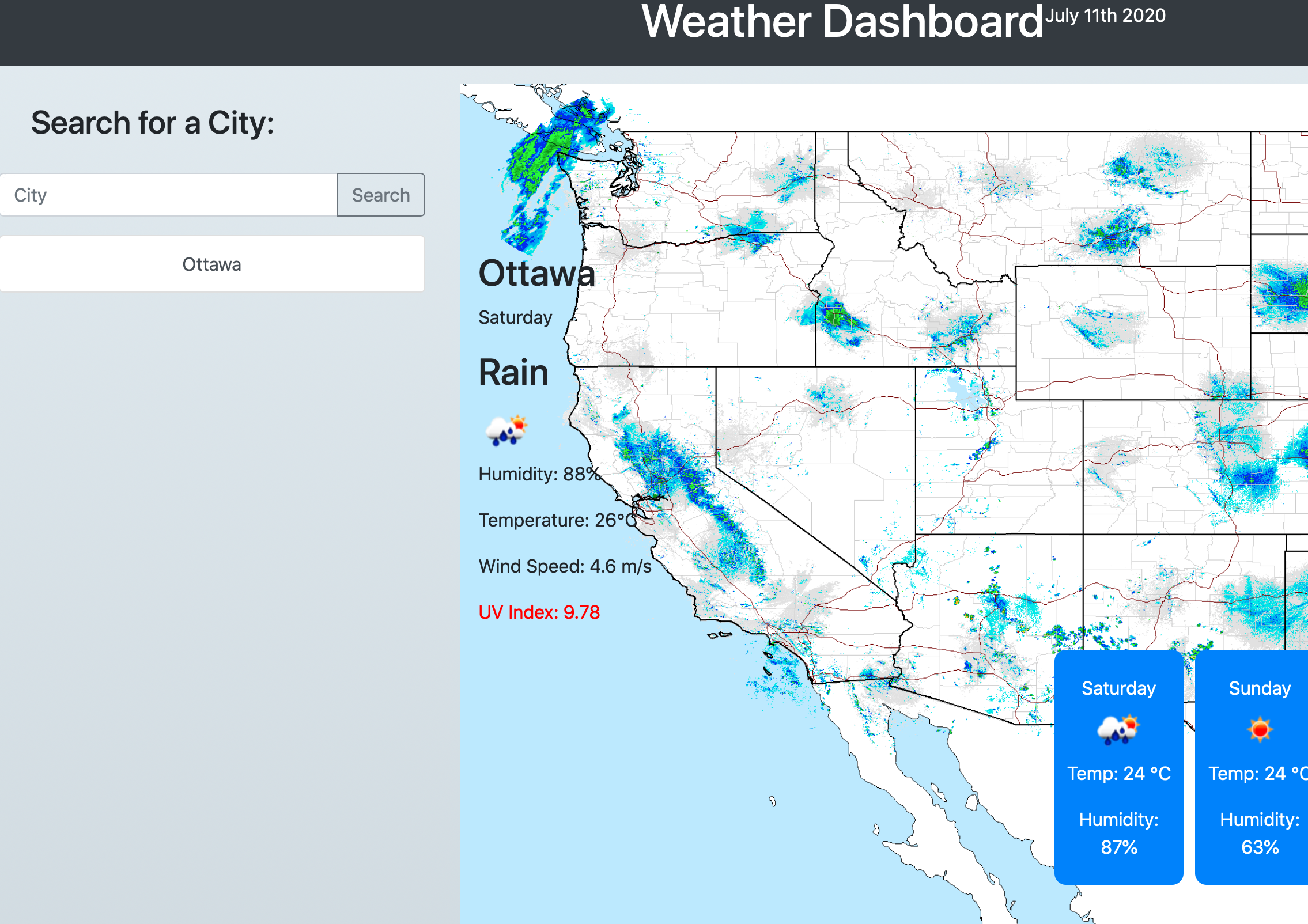 Weather-Dashboard